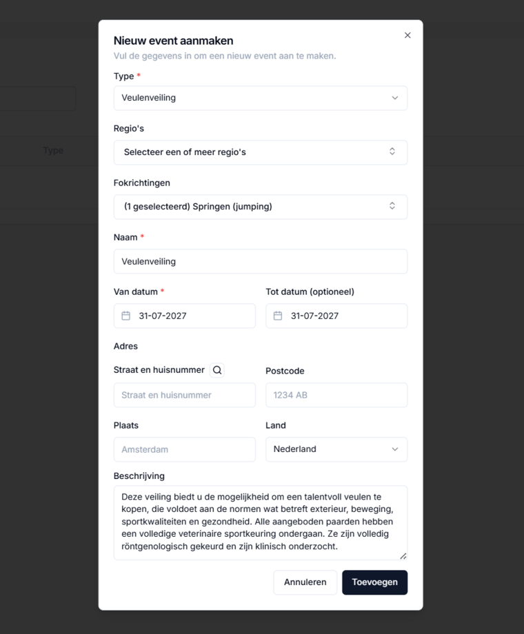 Veiling opzetten en inschrijvingen: dezelfde basis, slimmer ingericht